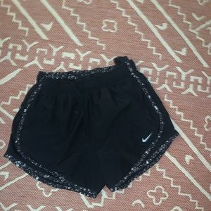 black nike shorts